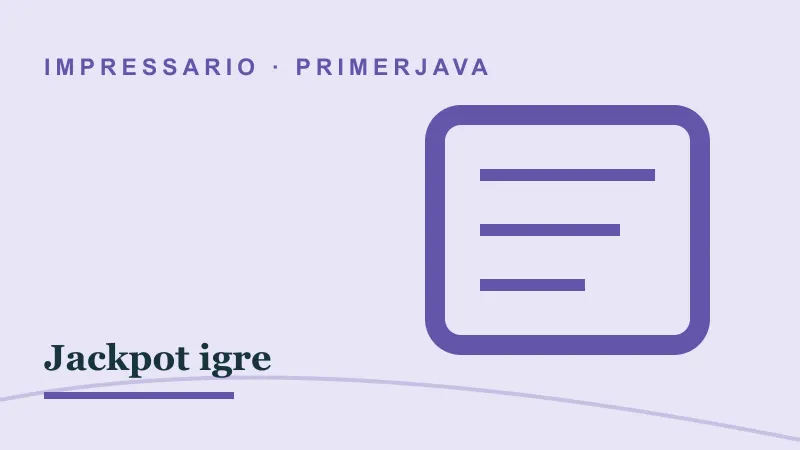 Primerjava za Jackpot igre: impressario casino jackpot igre