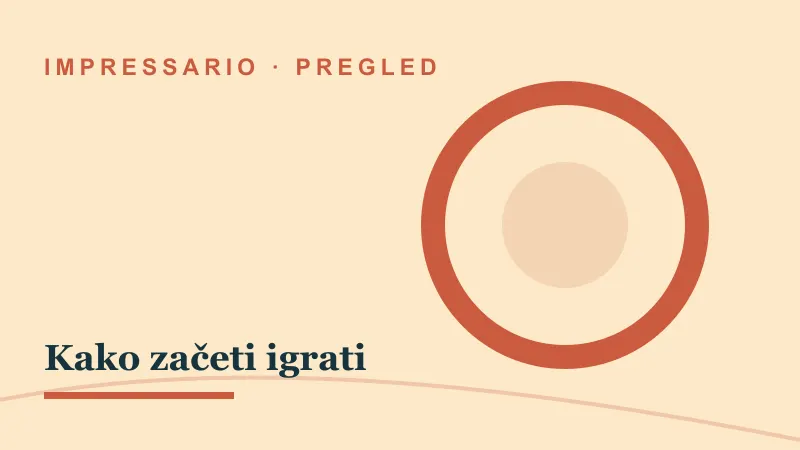 Pregled za Kako začeti igrati: impressario casino kako začeti igrati