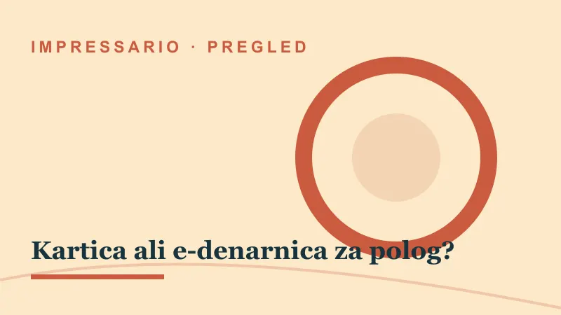 Pregled za Kartica ali e-denarnica za polog?: impressario casino plačilo s kartico