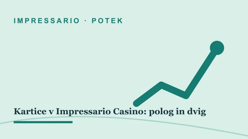 Potek za Kartice v Impressario Casino: polog in dvig: impressario casino kartica polog