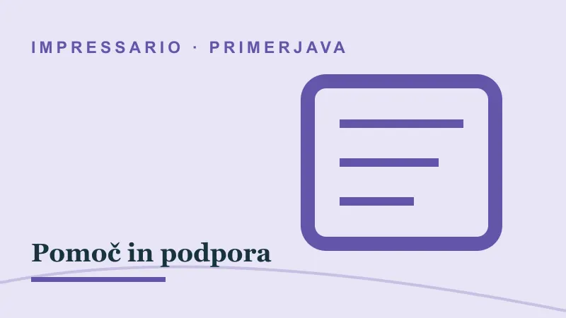 Primerjava za Pomoč in podpora: impressario casino pomoč in podpora