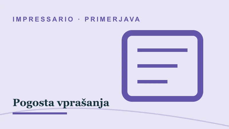 Primerjava za Pogosta vprašanja: impressario casino pogosta vprašanja