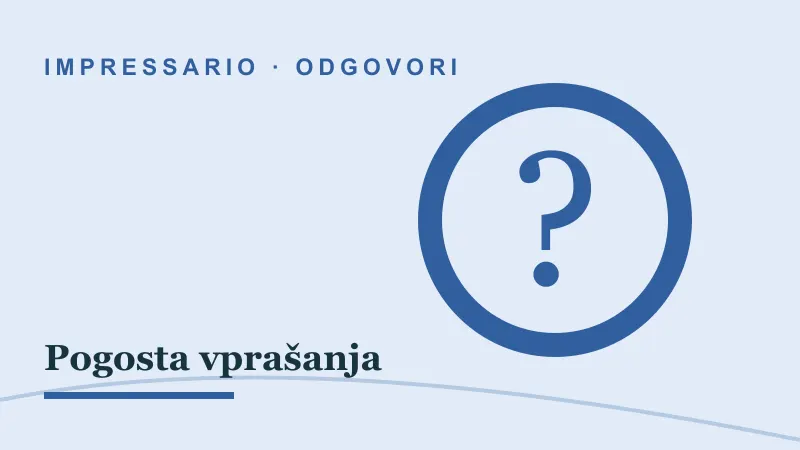 Odgovori za Pogosta vprašanja: impressario casino pogosta vprašanja