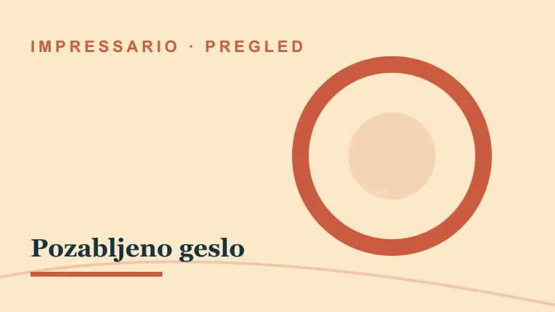 Pregled za Pozabljeno geslo: impressario casino pozabljeno geslo