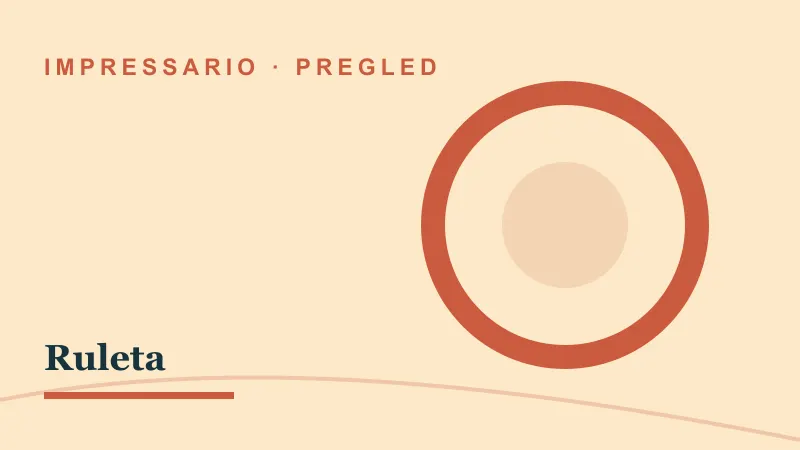 Pregled za Ruleta: impressario casino ruleta