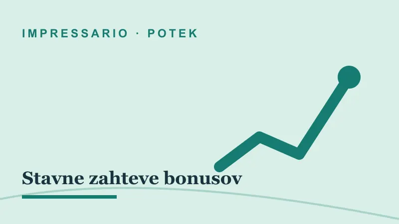 Potek za Stavne zahteve bonusov: impressario casino stavne zahteve bonusov