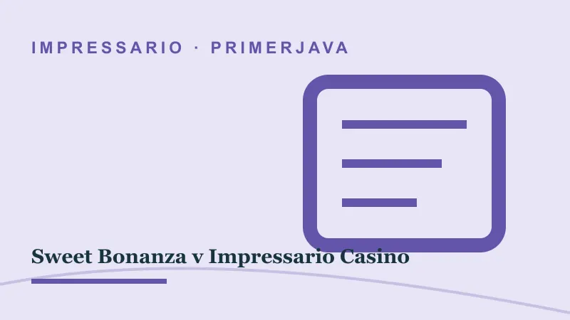 Primerjava za Sweet Bonanza v Impressario Casino: sweet bonanza impressario casino