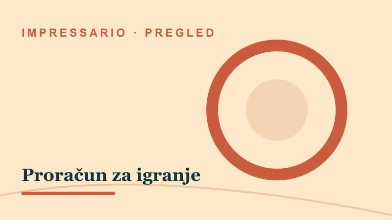 Pregled za Proračun za igranje: impressario casino proračun za igranje