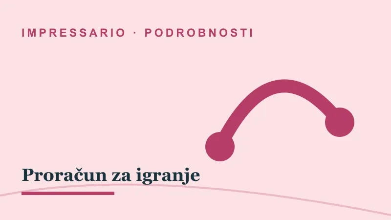 Podrobnosti za Proračun za igranje: impressario casino proračun za igranje