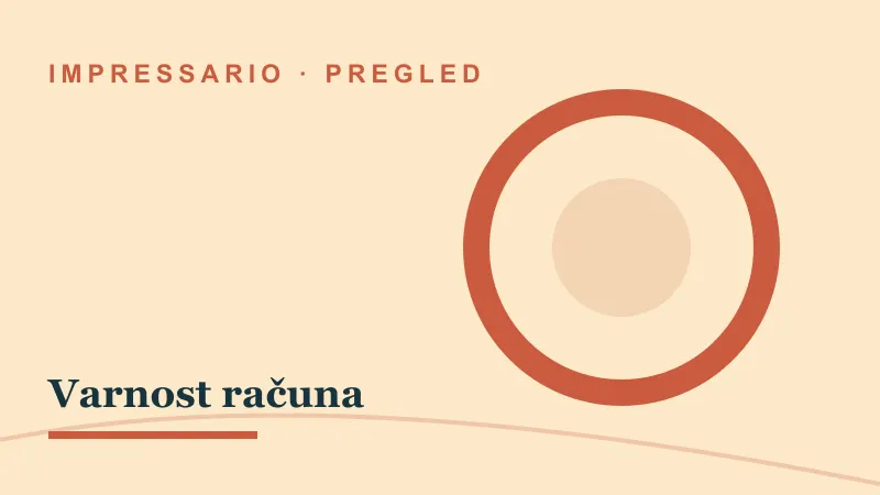 Pregled za Varnost računa: impressario casino varnost računa