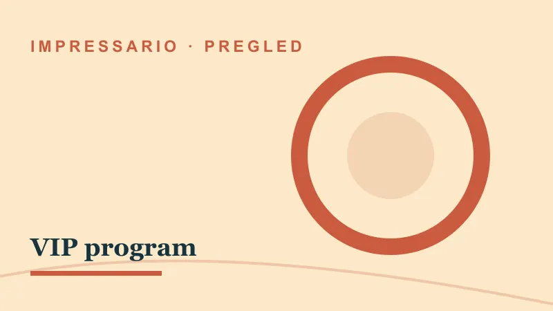 Pregled za VIP program: impressario casino vip program