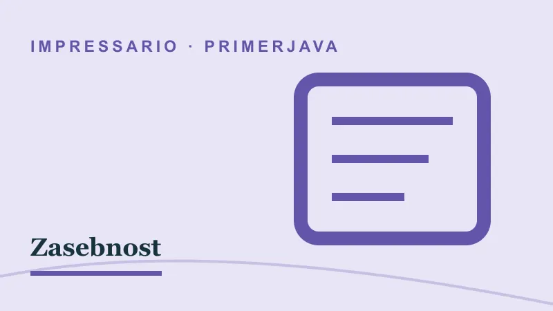 Primerjava za Zasebnost: impressario casino zasebnost