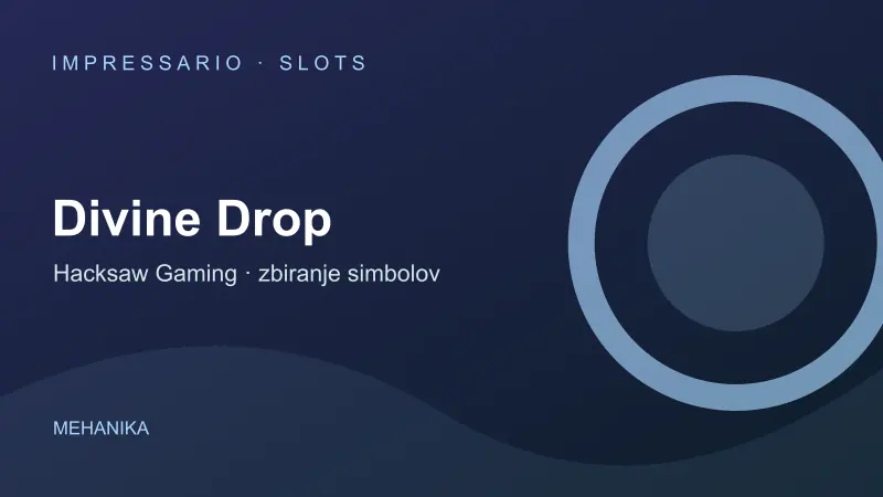 Motiv Divine Drop in mehanika zbiranje simbolov