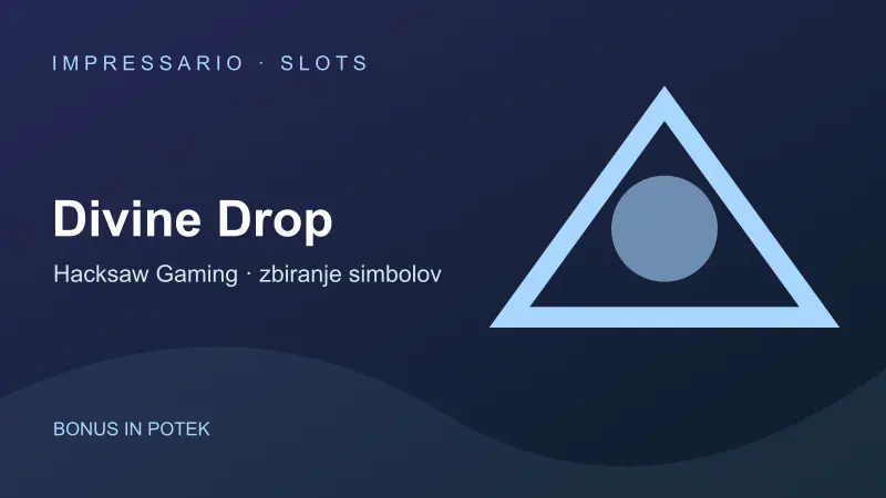 Prikaz bonusnega motiva igre Divine Drop