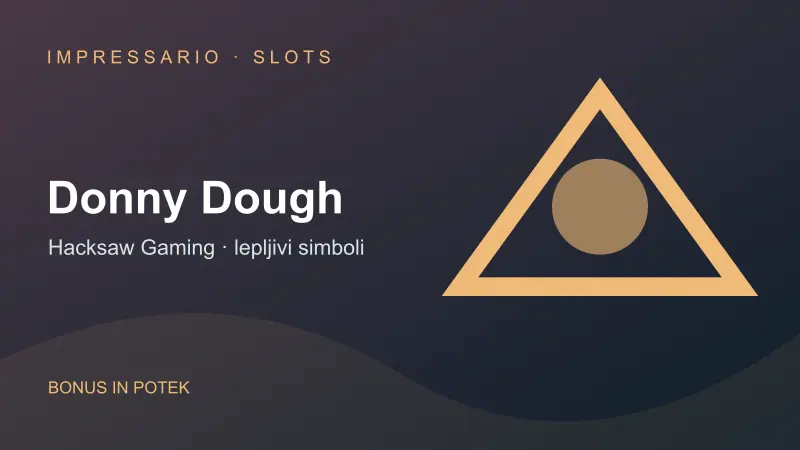Prikaz bonusnega motiva igre Donny Dough
