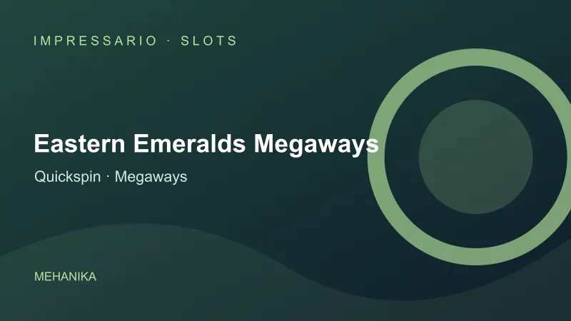 Motiv Eastern Emeralds Megaways in mehanika Megaways