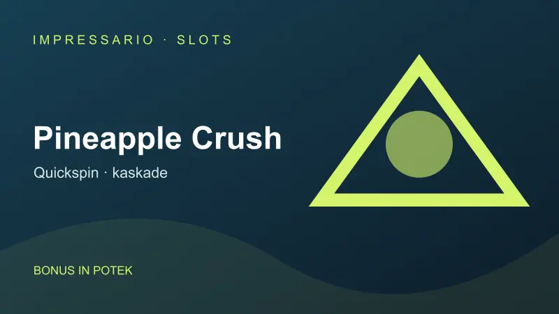Prikaz bonusnega motiva igre Pineapple Crush